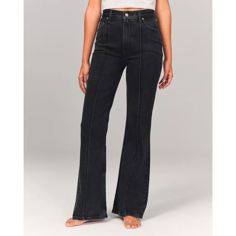 Abercrombie & Fitch Black Boot Cut Jeans